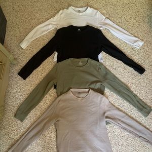 H&M Waffle Knit long sleeve (slim fit)